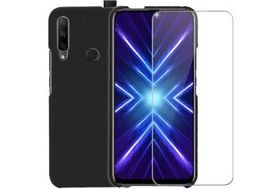 Pack IBROZ Honor 9x Coque Silicone noir