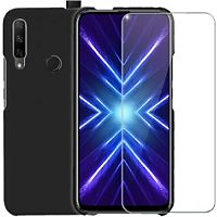 Pack IBROZ Honor 9x Coque Silicone noir
