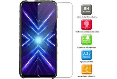 Pack IBROZ Honor 9x Coque Silicone noir