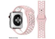 Bracelet IBROZ Apple Watch Sport 38/40/41mm rose/blanc