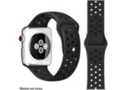 Bracelet IBROZ Apple Watch Sport 38/40/41mm noir mat