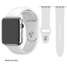 Bracelet IBROZ Apple Watch SoftTouch 38/40/41mm blanc