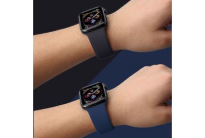 Bracelet IBROZ Apple Watch SoftTouch 40/41mm noir+bleu