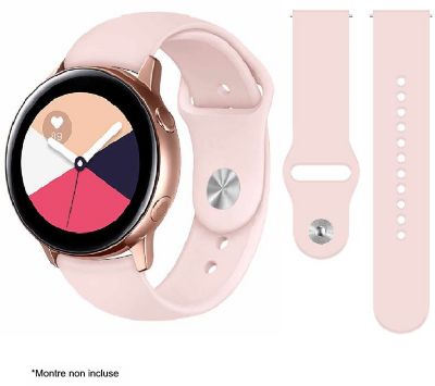 Bracelet IBROZ Samsung/Huawei SoftTouch 20mm rose