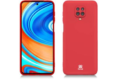 Coque IBROZ Xiaomi Redmi Note 9S/Pro Silicone rouge