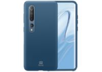 Coque IBROZ Xiaomi Mi 10 Liquid Silicone bleu