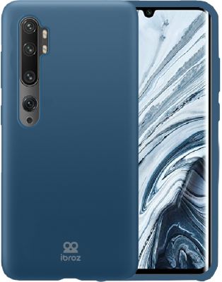 Coque IBROZ Xiaomi Mi Note 10 Liquid Silicone bleu