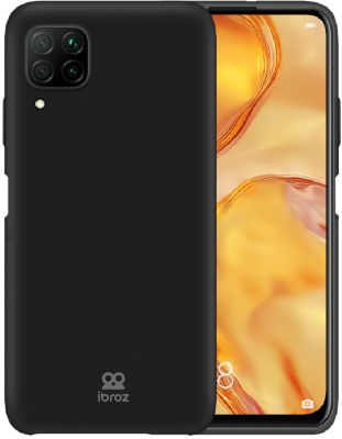 Coque IBROZ Huawei P40 Lite Liquid Silicone noir