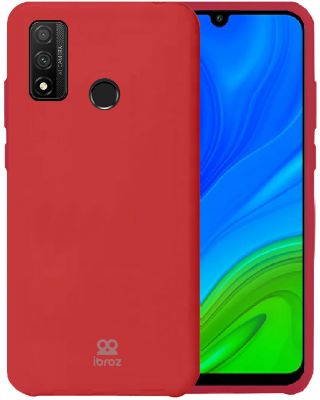 Coque IBROZ Huawei P Smart 2020 Silicone rouge