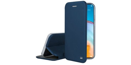 Etui IBROZ Huawei P40 Lite Cuir bleu