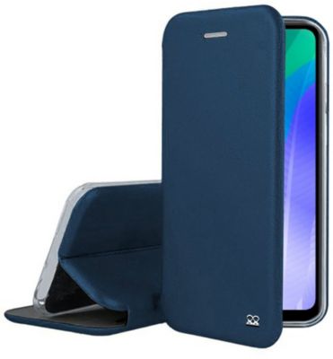 Etui IBROZ Huawei Y6P 2020 Cuir bleu