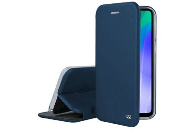 Etui IBROZ Huawei Y6P 2020 Cuir bleu