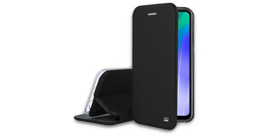 Etui IBROZ Huawei Y6P 2020 Cuir noir