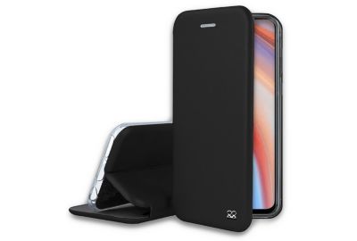 Etui IBROZ Oppo Reno 4 Cuir noir