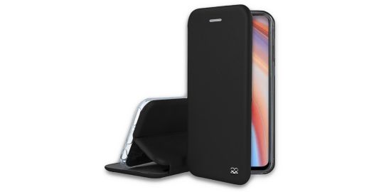 Etui IBROZ Oppo Reno 4 Cuir noir