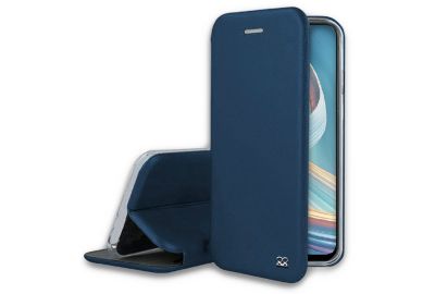 Etui IBROZ Oppo Reno 4Z Cuir bleu