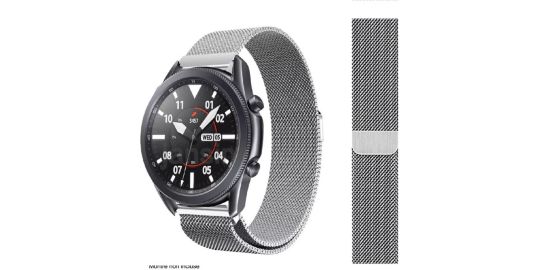 Bracelet IBROZ Samsung/Huawei 22mm Maille gris