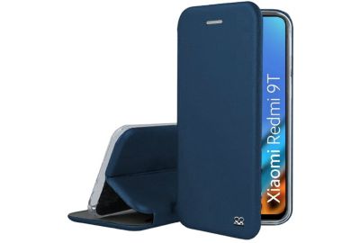 Etui IBROZ Xiaomi Redmi 9T Etui cuir bleu