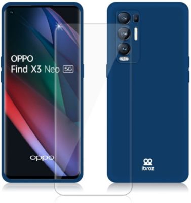 Coque IBROZ Oppo Find X3 Neo Coque bleu