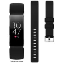 Bracelet IBROZ Fitbit Inspire 1/2 Silicone noir