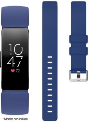 Bracelet IBROZ Fitbit Inspire 1/2 Silicone bleu