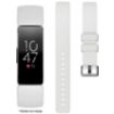 Bracelet IBROZ Fitbit Inspire 1/2 Silicone blanc