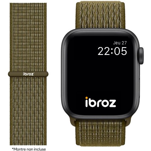 Bracelet tissu best sale apple watch