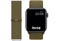 Bracelet IBROZ Apple Watch Nylon Loop 38/40/41mm kaki