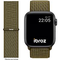 Bracelet IBROZ Apple Watch Nylon Loop 38/40/41mm kaki