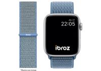 Bracelet IBROZ Apple Watch Nylon Loop 38/40/41mm bleu