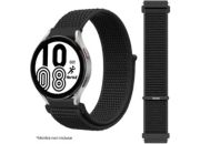 Bracelet IBROZ Samsung/Huawei Nylon Loop 22mm noir