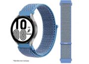 Bracelet IBROZ Samsung/Huawei Nylon Loop 20mm bleu