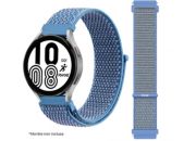 Bracelet IBROZ Samsung/Huawei Nylon Loop 22mm bleu