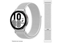 Bracelet IBROZ Samsung/Huawei Nylon Loop 20mm blanc