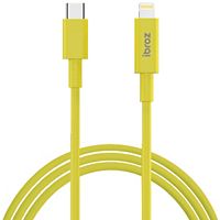 Câble Lightning IBROZ vers USB-C 1m jaune