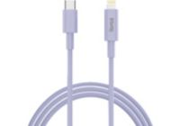 Câble Lightning IBROZ vers USB-C 1m mauve