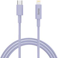Câble Lightning IBROZ vers USB-C 1m mauve