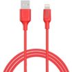 Câble Lightning IBROZ vers USB 1m rouge