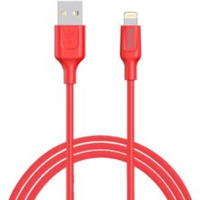 Câble Lightning IBROZ vers USB 1m rouge