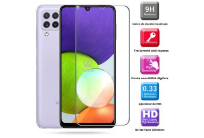 Protège écran IBROZ Samsung A22 4G Verre trempe x3