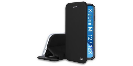 Etui IBROZ Xiaomi 12/12x Etui Cuir Noir