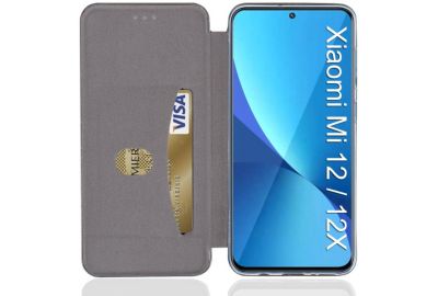 Etui IBROZ Xiaomi 12/12x Etui Cuir Noir