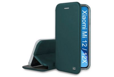 Etui IBROZ Xiaomi 12/12x Etui Cuir Kaki