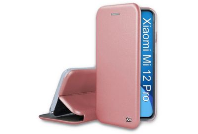 Etui IBROZ Xiaomi 12 Pro Etui Cuir Rose Gold