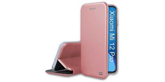Etui IBROZ Xiaomi 12 Pro Etui Cuir Rose Gold