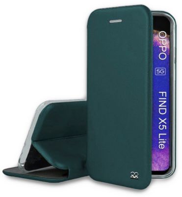 Etui IBROZ Oppo Find X5 Lite Etui Cuir Kaki