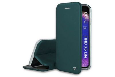 Etui IBROZ Oppo Find X5 Lite Etui Cuir Kaki