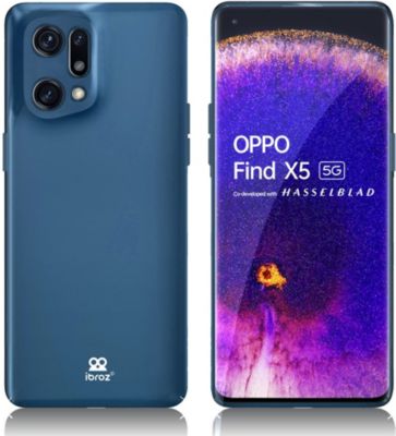 Coque IBROZ Oppo Find X5 Coque Double Oil - Ble