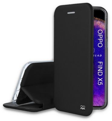 Etui IBROZ Oppo Find X5 Etui Cuir Noir