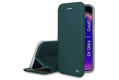 Etui IBROZ Oppo Find X5 Etui Cuir Kaki